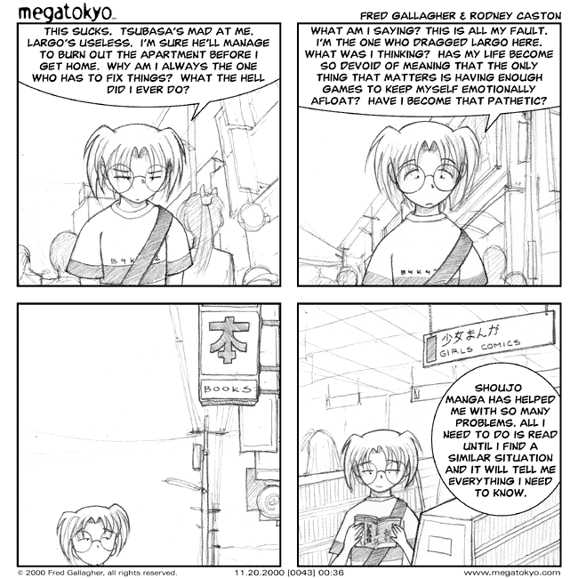 strip #43: Shoujo Manga: Guide to Life