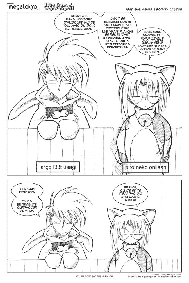 planche #225: Doko Kana? MegaTokyo!!